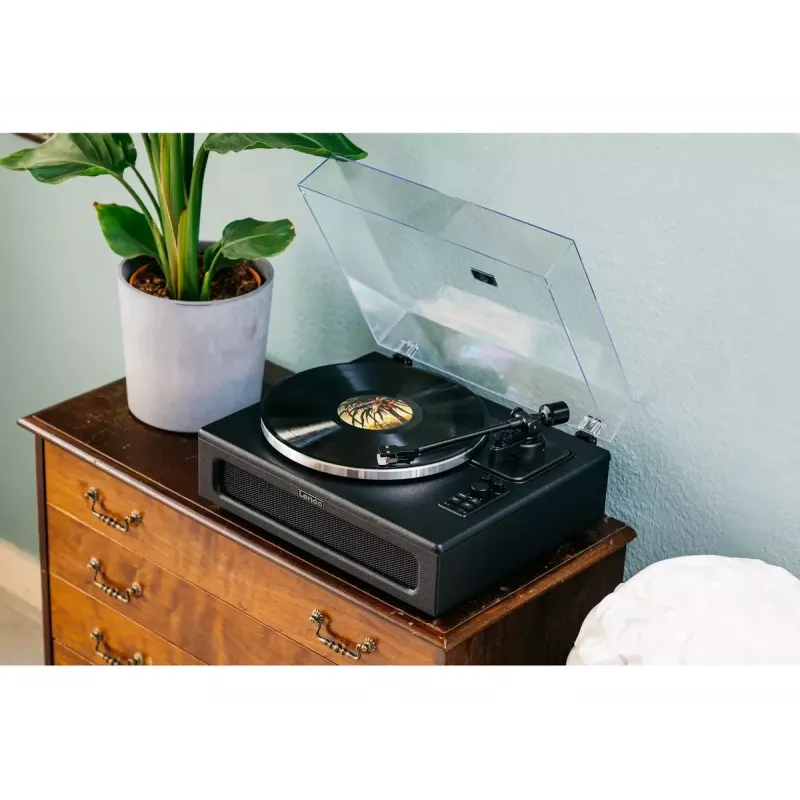 Belt-drive audio turntable Lenco LS-430BK Melns 40W Bluetooth