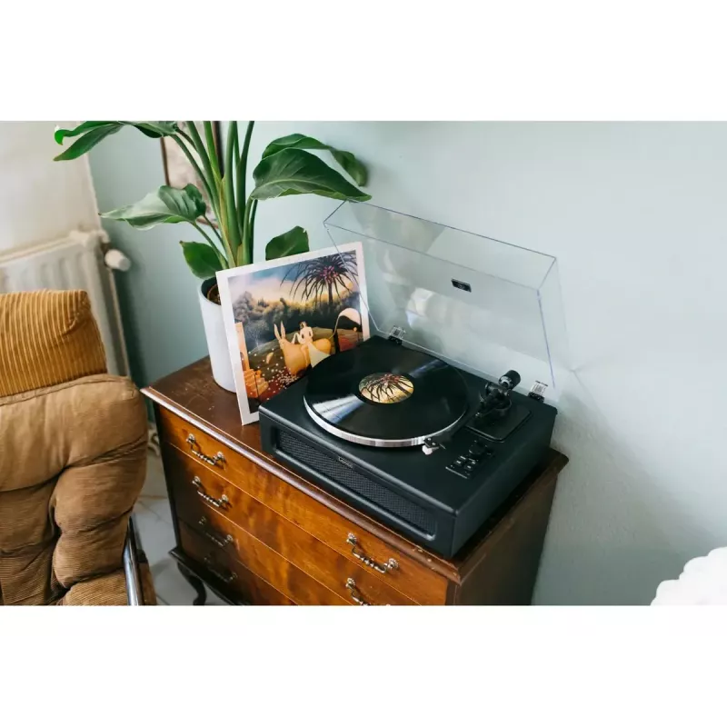 Belt-drive audio turntable Lenco LS-430BK Melns 40W Bluetooth