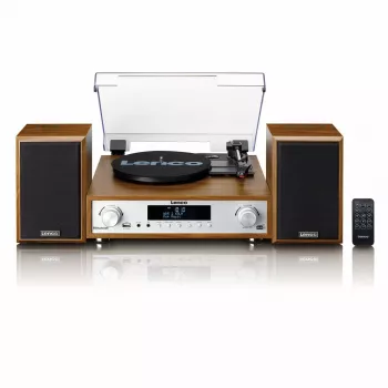 Lentas piedziņas audio vinila plašu atskaņotājs Lenco MC-160WD