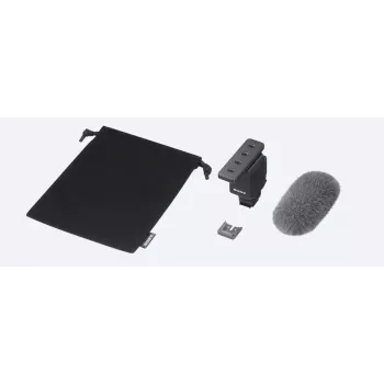 Sony ECM-B10 melns digitālās kameras mikrofons