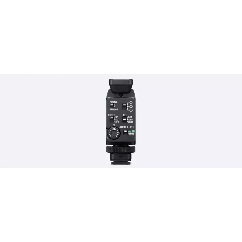 Sony ECM-B10 melns digitālās kameras mikrofons