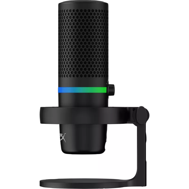 HyperX DuoCast - USB mikrofons (melns) - RGB apgaismojums