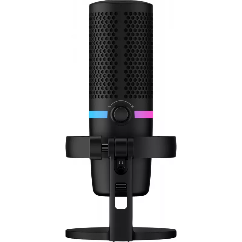 HyperX DuoCast - USB mikrofons (melns) - RGB apgaismojums