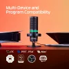HyperX DuoCast - USB mikrofons (melns) - RGB apgaismojums