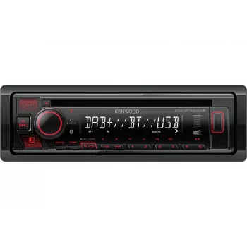 Kenwood KDC-BT450DAB auto multivides uztvērējs Melns 50 W Bluetooth