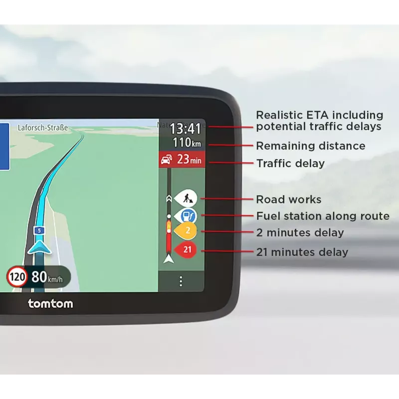 TomTom GO Classic navigators 5 collu skārienekrāns Melns 32GB 2000MB RAM
