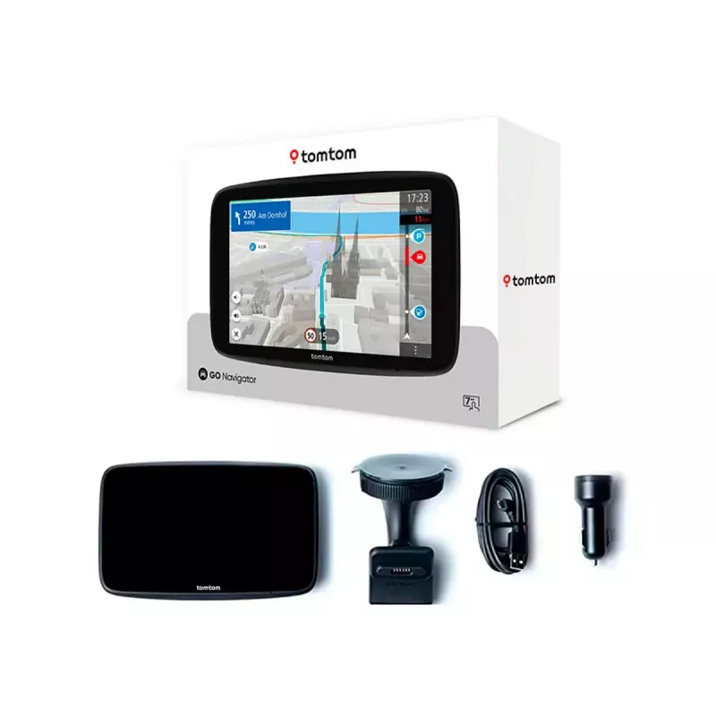 Rokas GPS navigators TOMTOM GO ar 7 collu skārienekrānu, 32 GB, Eiropas kartes, melns