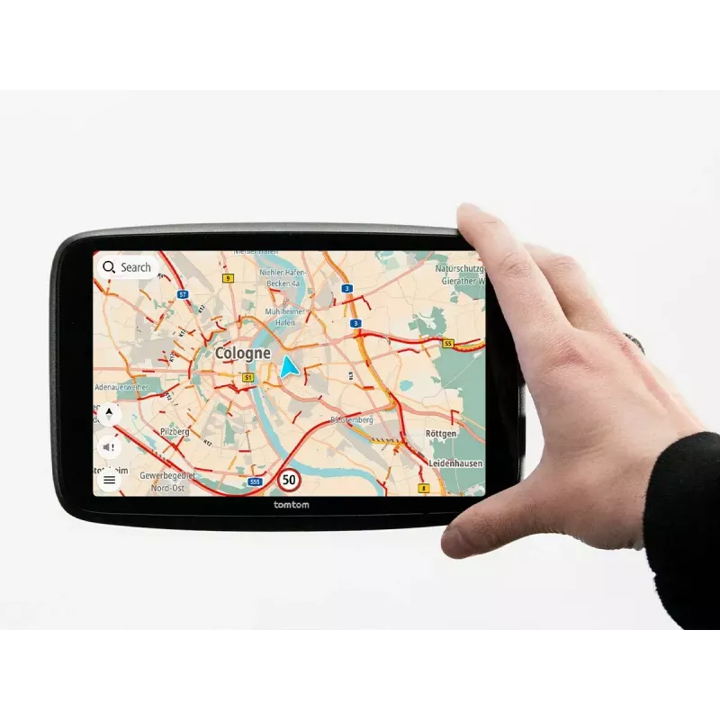 Rokas GPS navigators TOMTOM GO ar 7 collu skārienekrānu, 32 GB, Eiropas kartes, melns