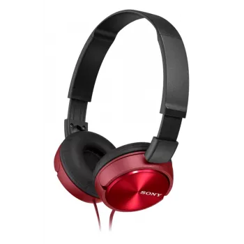 Sony MDR-ZX310AP, vadu, 10 - 24000 Hz, zvani/mūzika, 125 g, austiņas, sarkanas