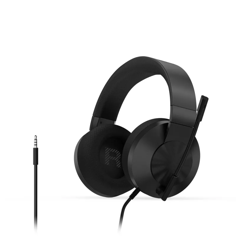 Austiņas Lenovo H210 Vadu Spēļu Melnas 20-20000 Hz 2m Kabelis