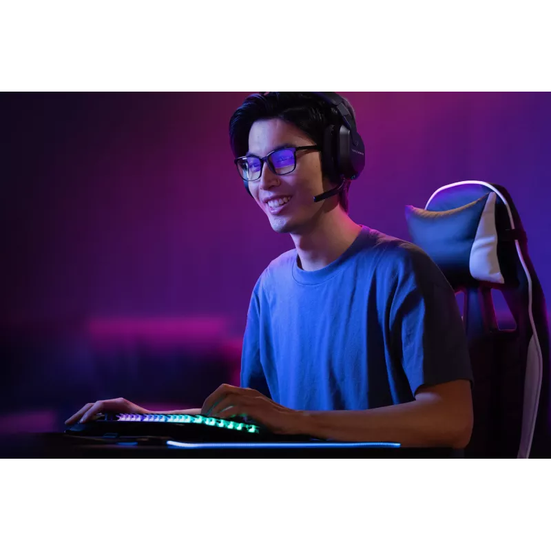 Turtle Beach Stealth 600 melnas bezvadu spēļu austiņas ar līdz pat 80 stundu akumulatoru, 50 mm skaļruņiem un Bluetooth priekš PC, PS5, PS4 un mobilajām ierīcēm