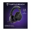 Turtle Beach Stealth 600 melnas bezvadu spēļu austiņas ar līdz pat 80 stundu akumulatoru, 50 mm skaļruņiem un Bluetooth priekš PC, PS5, PS4 un mobilajām ierīcēm