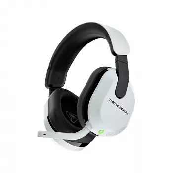 Turtle Beach Stealth 600 baltas PlayStation bezvadu spēļu austiņas ar līdz 80 stundu akumulatoru, 50 mm skaļruņiem un Bluetooth priekš PS5, PS4, PC un mobilajām ierīcēm