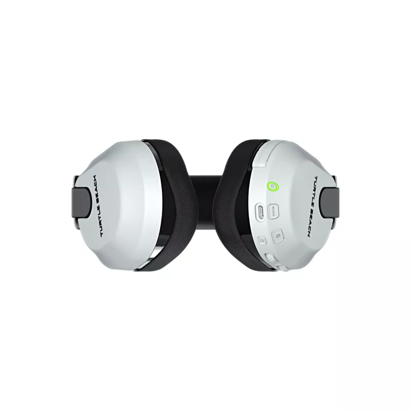 Turtle Beach Stealth 600 baltas PlayStation bezvadu spēļu austiņas ar līdz 80 stundu akumulatoru, 50 mm skaļruņiem un Bluetooth priekš PS5, PS4, PC un mobilajām ierīcēm