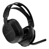 Turtle Beach Stealth 500 melnas bezvadu spēļu austiņas PlayStation ar līdz 40 stundu akumulatora darbību un Bluetooth savienojumu, piemērotas PS5, PS4, PC un mobilajām ierīcēm
