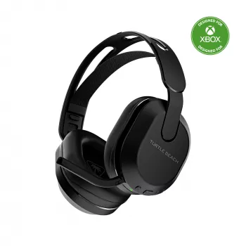 Turtle Beach Stealth 500 melna bezvadu spēļu austiņa Xbox ar līdz 40 stundu akumulatora darbības laiku Xbox Series X/S, Xbox One un darbībai, izmantojot Bluetooth, ar datoru un mobilajām ierīcēm