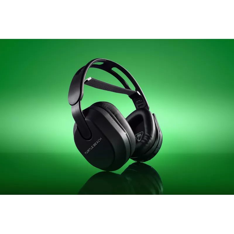 Turtle Beach Stealth 500 melna bezvadu spēļu austiņa Xbox ar līdz 40 stundu akumulatora darbības laiku Xbox Series X/S, Xbox One un darbībai, izmantojot Bluetooth, ar datoru un mobilajām ierīcēm