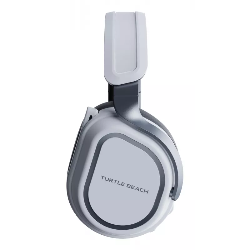 Turtle Beach Stealth 700 balta PlayStation bezvadu spēļu austiņas ar līdz 80 stundu baterijas darbības laiku, Bluetooth, diviem raidītājiem un 60 mm skaļruņiem, paredzētas PS5, PS4, PC un mobilajām ierīcēm