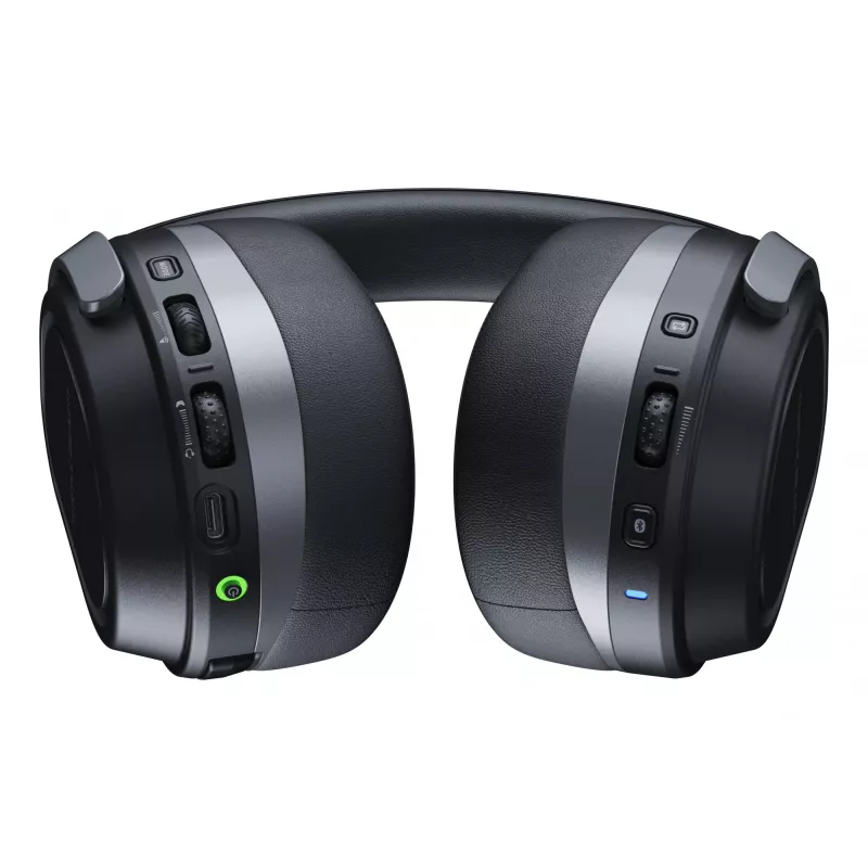 Turtle Beach Stealth 700 melns Xbox bezvadu spēļu austiņu komplekts ar 80 stundu bateriju, Bluetooth, diviem raidītājiem un 60 mm skaļruņiem Xbox Series X vai S, Xbox One, PC un mobilajām ierīcēm