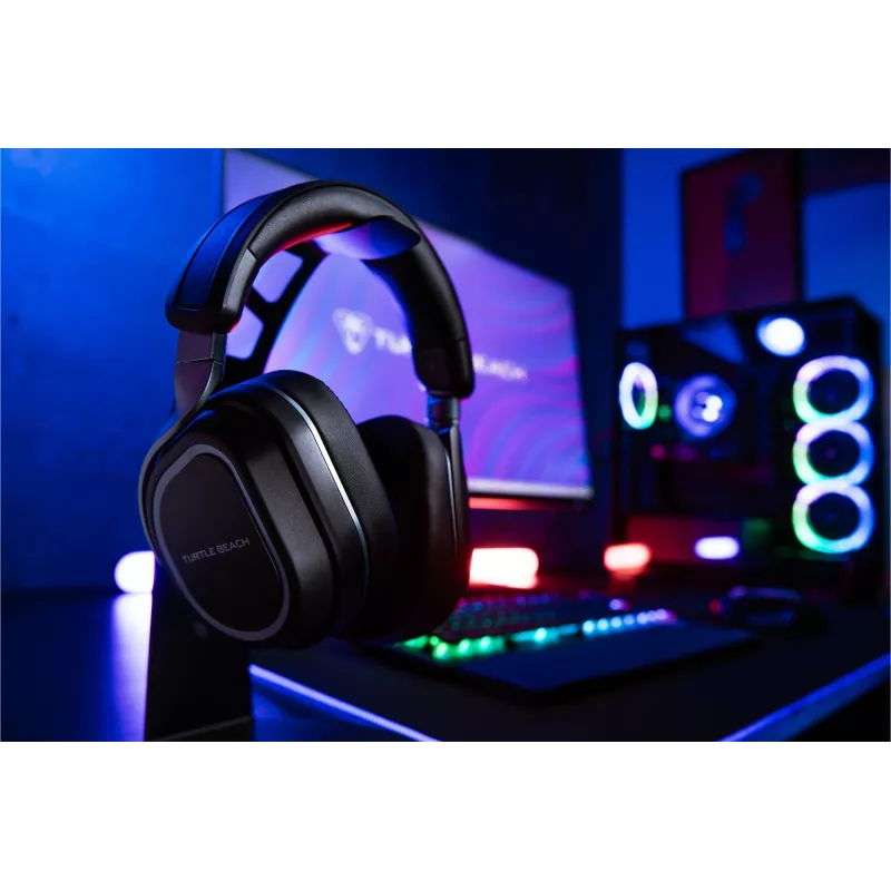 Turtle Beach Stealth 700 melns Xbox bezvadu spēļu austiņu komplekts ar 80 stundu bateriju, Bluetooth, diviem raidītājiem un 60 mm skaļruņiem Xbox Series X vai S, Xbox One, PC un mobilajām ierīcēm