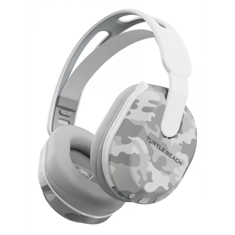 Turtle Beach Stealth 500 Arctic Camo Xbox bezvadu spēļu austiņas ar līdz 40 h akumulatoru, paredzētas Xbox Series X/S, Xbox One un darbojas, izmantojot Bluetooth, datoru un mobilo ierīci
