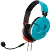 Turtle Beach Recon 50 austiņas ar vadu, galvas loka tipa, spēlēm, zilas, sarkanas