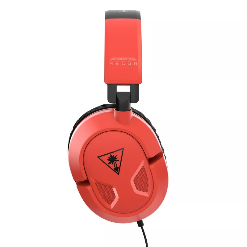 Turtle Beach Recon 50 austiņas ar vadu, galvas loka tipa, spēlēm, zilas, sarkanas