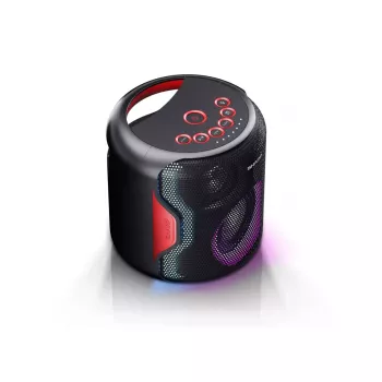 Sharp PS-921 pārnēsājams/ballīšu skaļrunis 2.1 pārnēsājama skaļruņu sistēma Melna