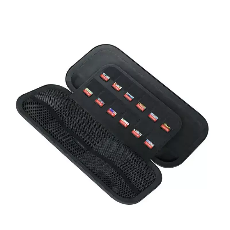 Cietais ceļojumu maciņš Belkin ENA002HQCH Nintendo konsolēm, melns — 145×293×46 mm