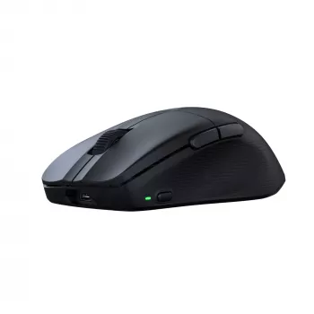 Turtle Beach Pure Air Melns - Īpaši viegla bezvadu ergonomiska RGB spēļu pele, 26K DPI optiskais sensors, 125 stundas baterija, RGB apgaismojums