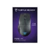 Turtle Beach Pure Air Melns - Īpaši viegla bezvadu ergonomiska RGB spēļu pele, 26K DPI optiskais sensors, 125 stundas baterija, RGB apgaismojums