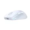 Turtle Beach Pure Air balta - īpaši viegla bezvadu ergonomiska RGB spēļu pele, 26K DPI optiskais sensors, 125 h akumulators, RGB apgaismojums