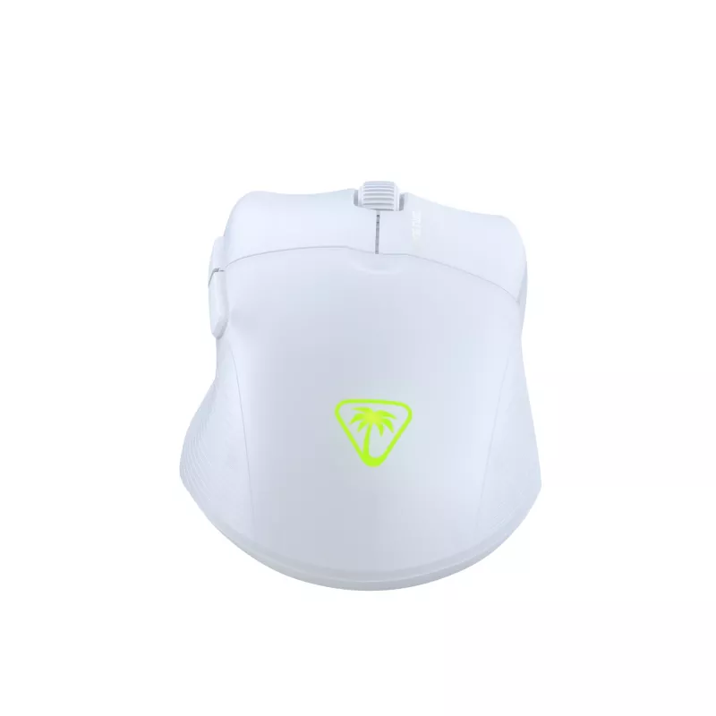 Turtle Beach Pure Air balta - īpaši viegla bezvadu ergonomiska RGB spēļu pele, 26K DPI optiskais sensors, 125 h akumulators, RGB apgaismojums