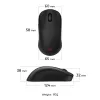 ZOWIE U2 pele Spēlēm Piemērota abām rokām RF Wireless Optiskā 3200 DPI