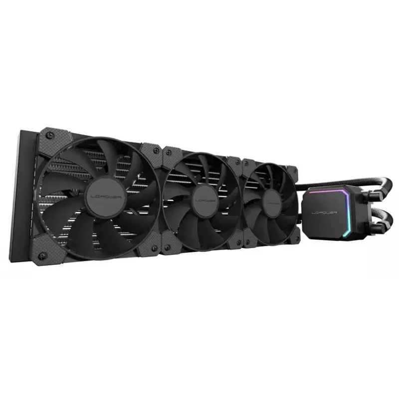 Viss-vienā šķidruma dzesētājs LC-Power LC-CC-360-B 12 cm Melns