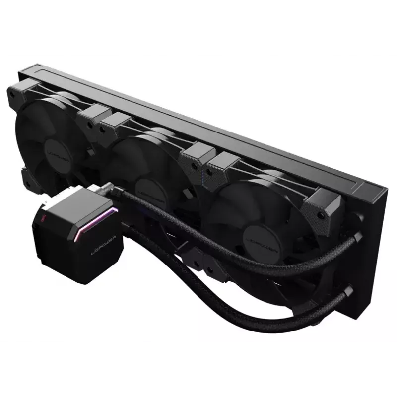 Viss-vienā šķidruma dzesētājs LC-Power LC-CC-360-B 12 cm Melns