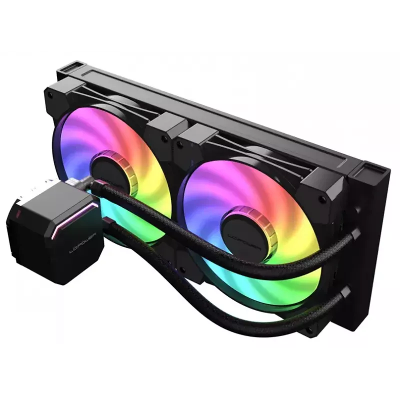 Universāls šķidruma dzesētājs LC-Power LC-CC-280-B-ARGB