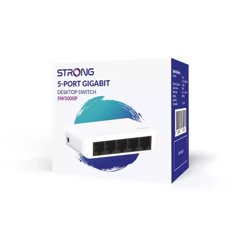 Strong SW5000P tīkla slēdzis Gigabit Ethernet 10/100/1000 5 porti
