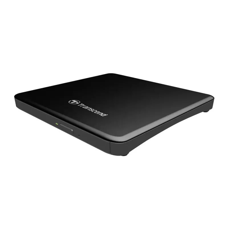Portable DVD Writer Transcend TS8XDVDS-K, USB 2.0, Melns