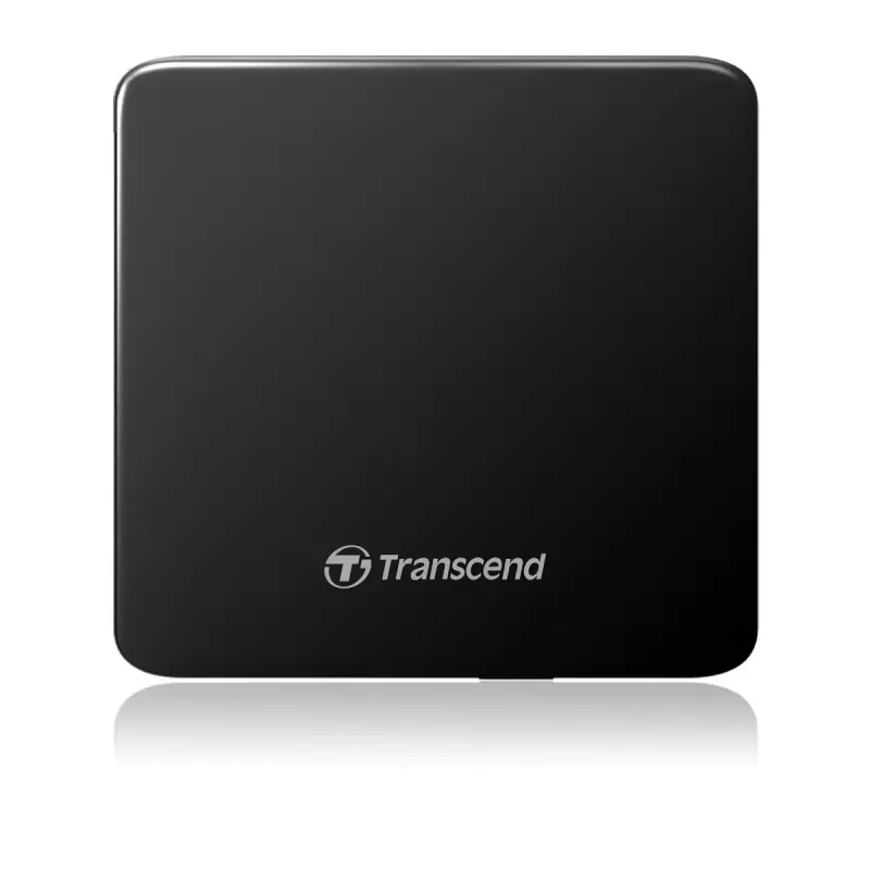 Portable DVD Writer Transcend TS8XDVDS-K, USB 2.0, Melns