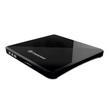 Portable DVD Writer Transcend TS8XDVDS-K, USB 2.0, Melns