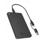 ICY BOX IB-201T-CU31 SSD korpuss Melns 2.5 collas