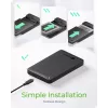 ICY BOX IB-201T-CU31 SSD korpuss Melns 2.5 collas