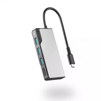 ALOGIC USB-C Fusion CORE 5-in-1 Hub V2 USB 3.2 Gen 1 Type-C 100W strāvas padeve