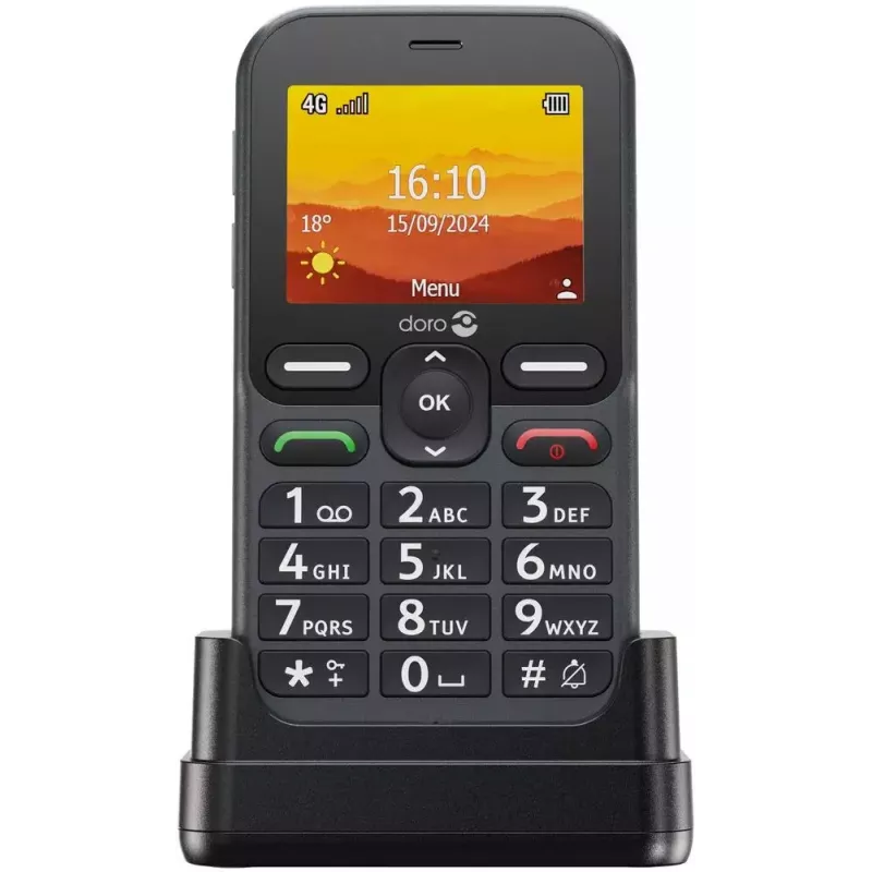 Smartphone Doro Leva L10, 2.4 collas, 32 GB, grafīta
