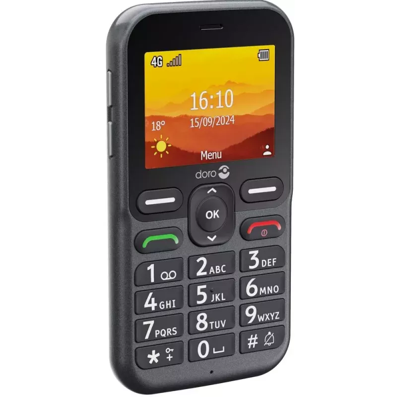 Smartphone Doro Leva L10, 2.4 collas, 32 GB, grafīta