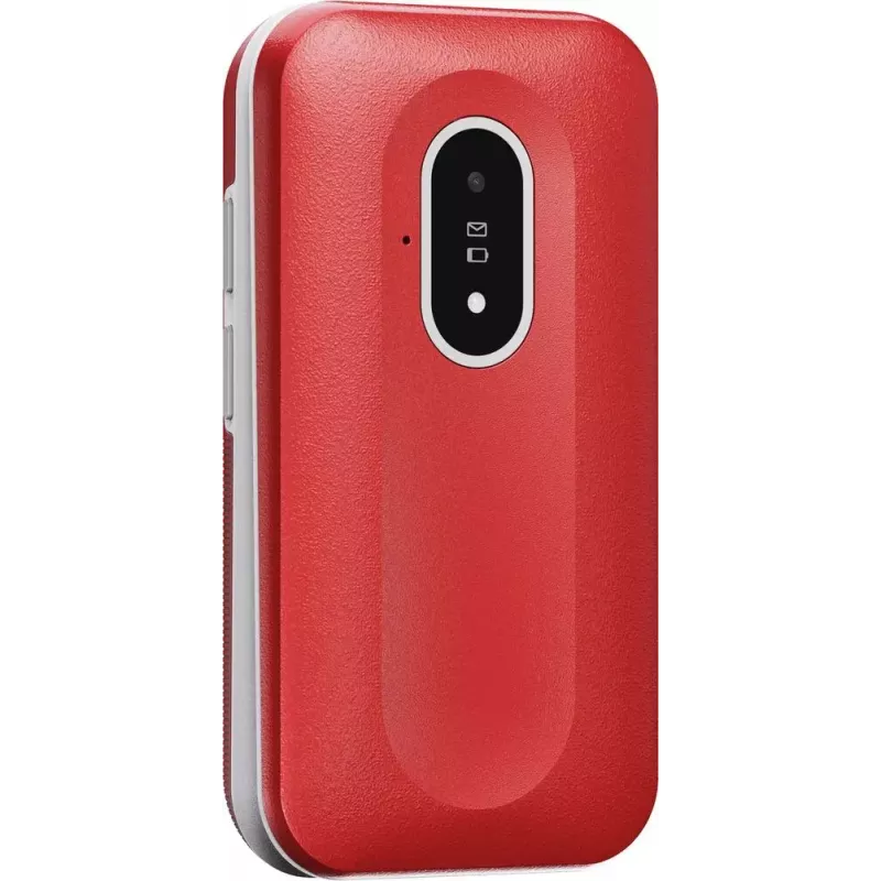 Mobilais tālrunis Doro Leva L20 4G, 2.8 collu ekrāns, sarkanbalts