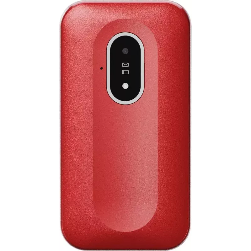 Mobilais tālrunis Doro Leva L20 4G, 2.8 collu ekrāns, sarkanbalts
