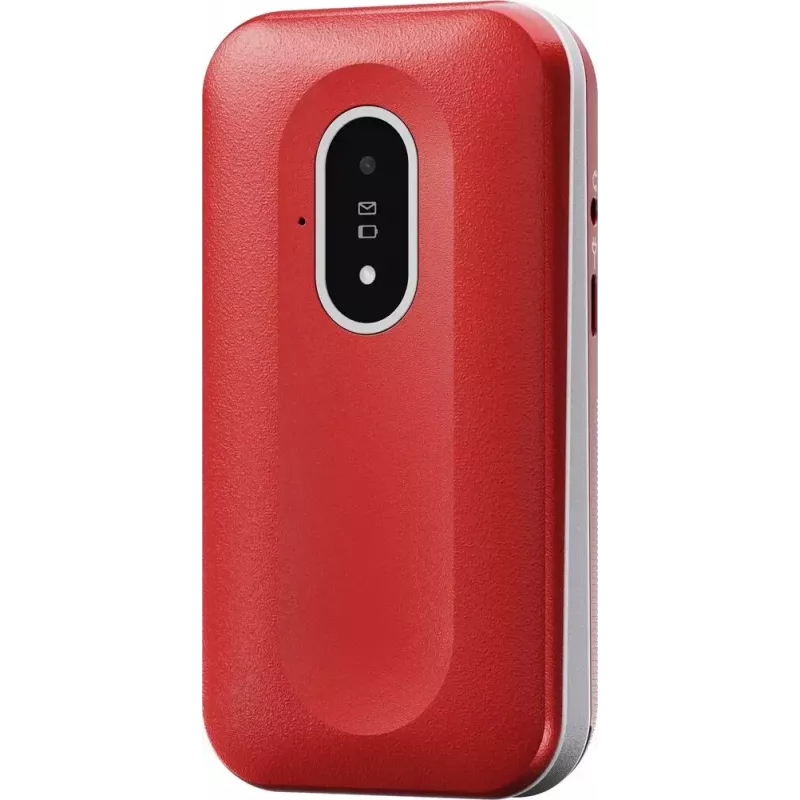 Mobilais tālrunis Doro Leva L20 4G, 2.8 collu ekrāns, sarkanbalts