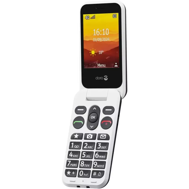Mobilais tālrunis Doro Leva L30 5,0 collu grafīta balts
